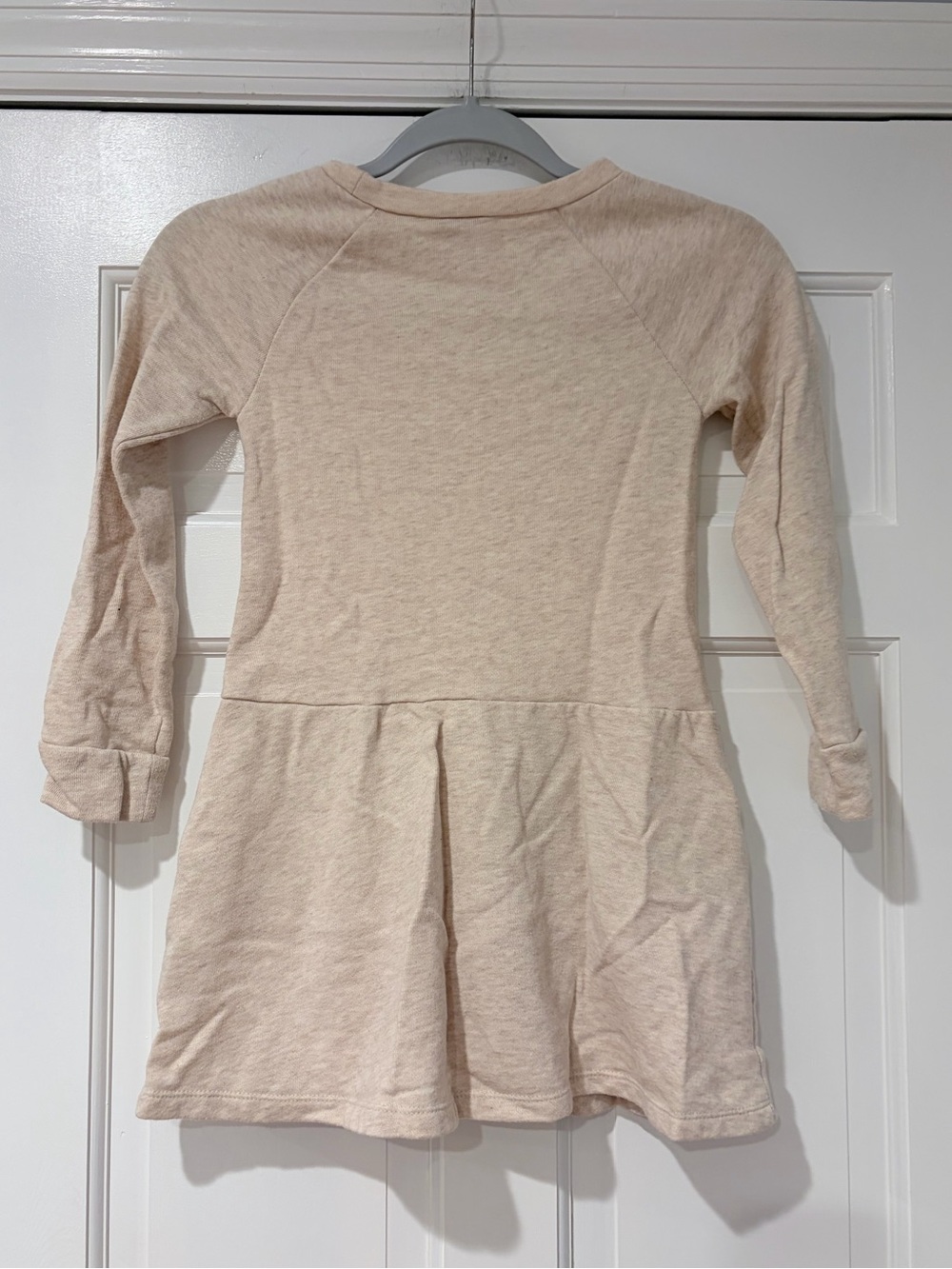 Cherokee Cream Lace-Front Raglan Dress - Picture 2 of 6